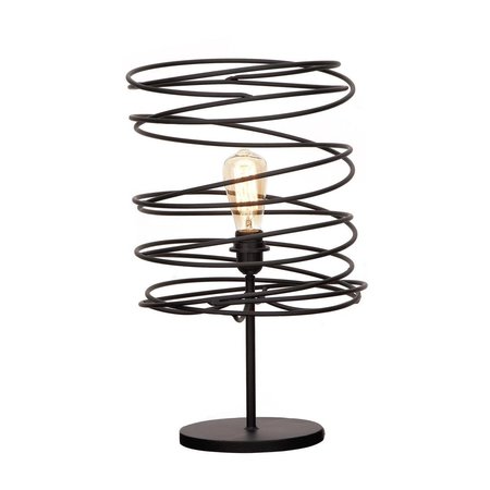 BRILLIANTBULB Coiled Iron Shade Table Lamp - 20 x 11 x 11 in. BR2570501